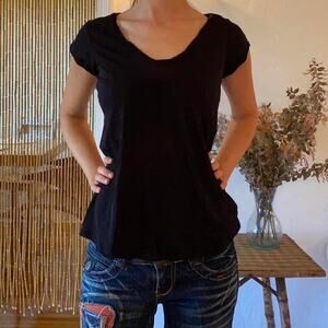 Perfect black james perse scoopneck